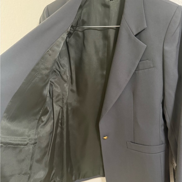 Austin Reed Gray Wool Blend Blazer & Trouser Suit Set Size 8P NWT - Picture 9 of 16